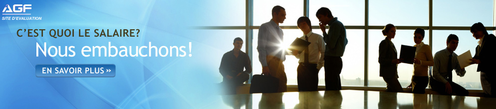 Nous embauchons