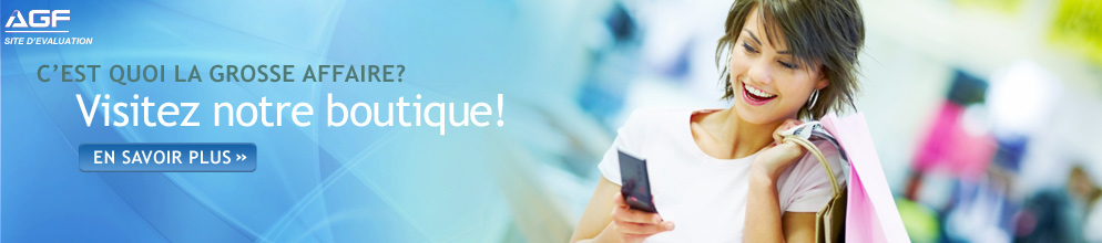 Visitez notre boutique